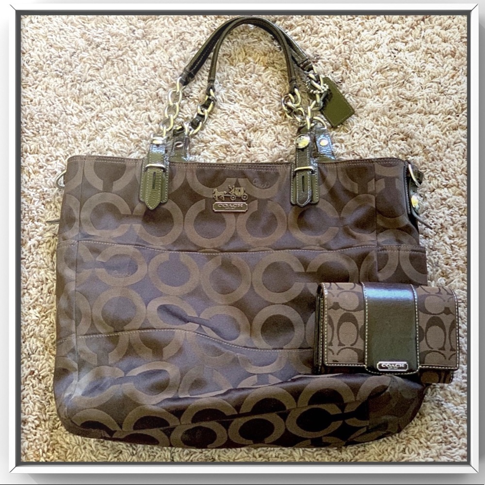 Authentic Coach bag & wallet